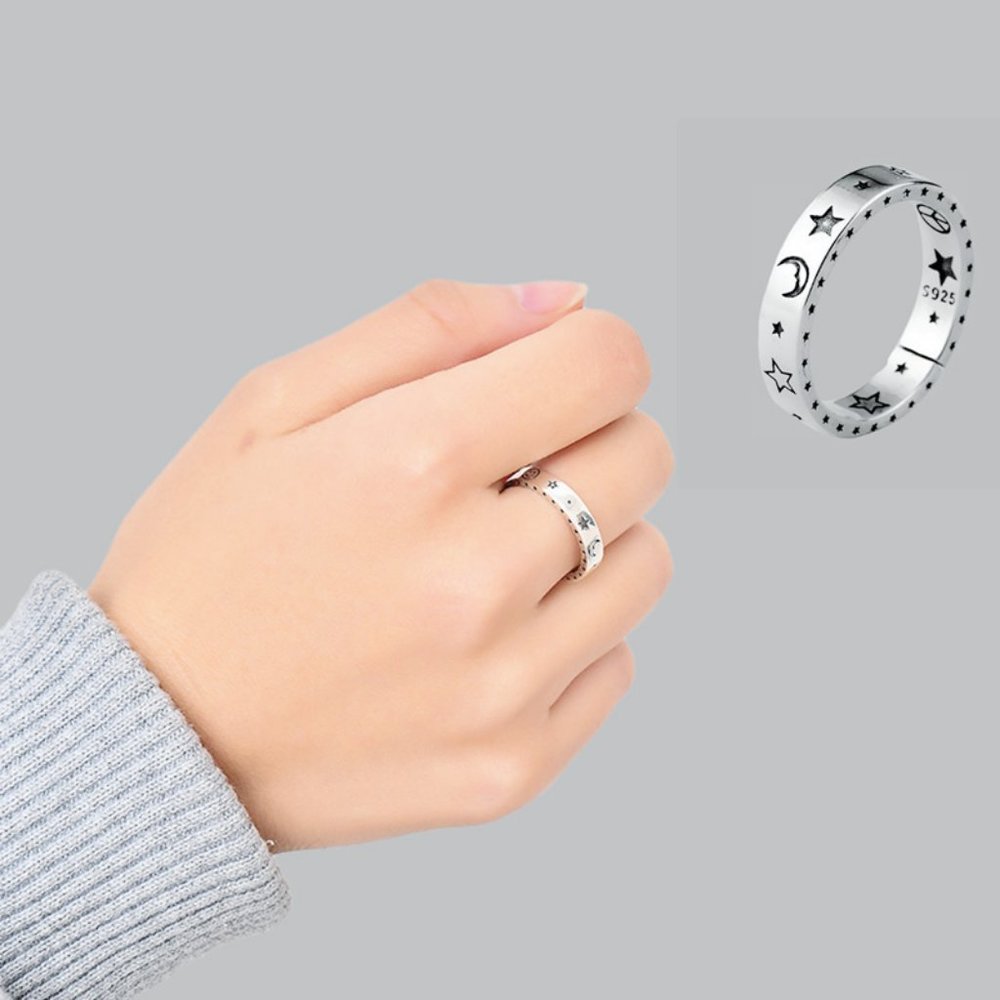 *NEW 925 Sterling Silver Vintage Adjustable Ring - Picture 3 of 7